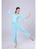 White Butterfly Dance Yoga Set: Gauze Sleeve Chiffon Costume for Women