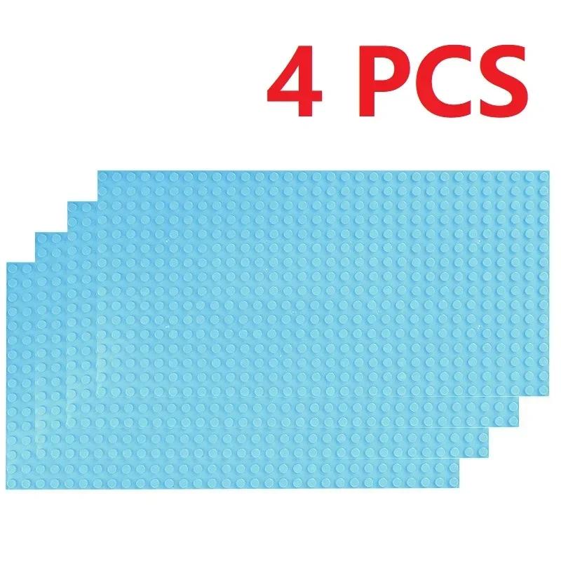 Non-Toxic 4Pcs Base Plates 32X32 16X32 Dots Classic Base Plates Blocks Diy Plastic Building Bricks Assembly Compatible All Brand City Toy