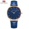 Ultra-thin Fashionable Japanese Movement Waterproof Genuine Leather Strap Women's Watch