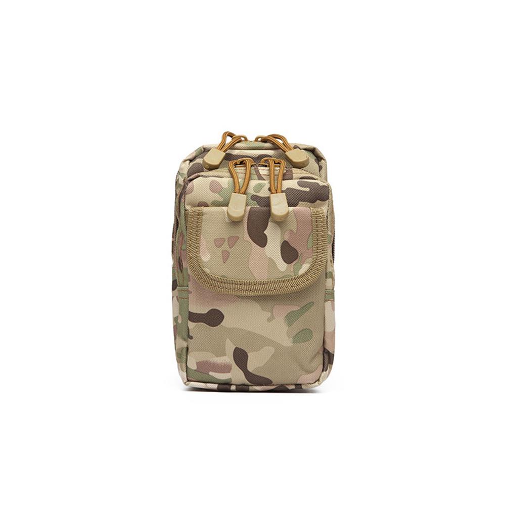 Outdoor  Sports  Waist  Bag Adventure Camouflage Small Waist Pouch 6-inch Mobile Phone Waist Bag
