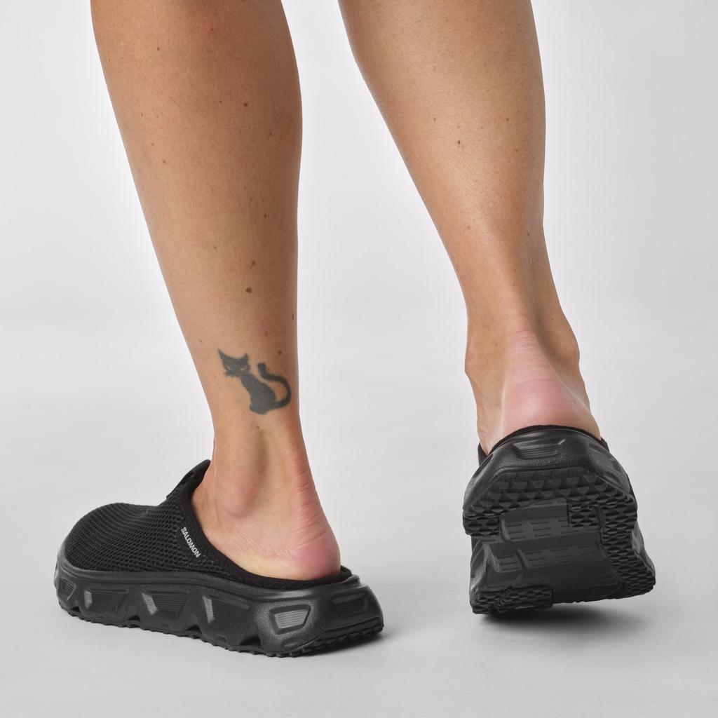 Salomon Trail Running REELAX SLIDE WOMEN Slide L47112400 cm 6.0 (Relax 6.0) Women's Black/Black/Alloy 24.0