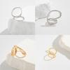 Fashionable Geometric Bangle/Finger Ring Handmade Wide Cuff Bangle Unisex Fashion Jewelry for Stylish Women and Men