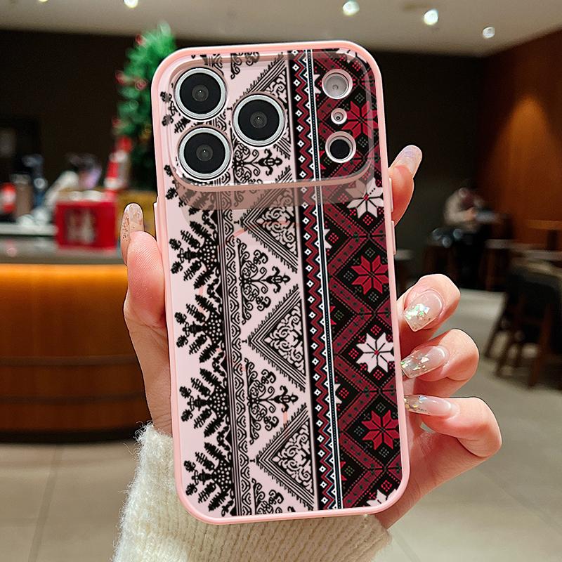 Magnetic For Magsafe Case For iPhone 17 Pro Max European-style Vintage Pattern Skin Feeling Cover For iPhone 16 15 14 13 Pro Max