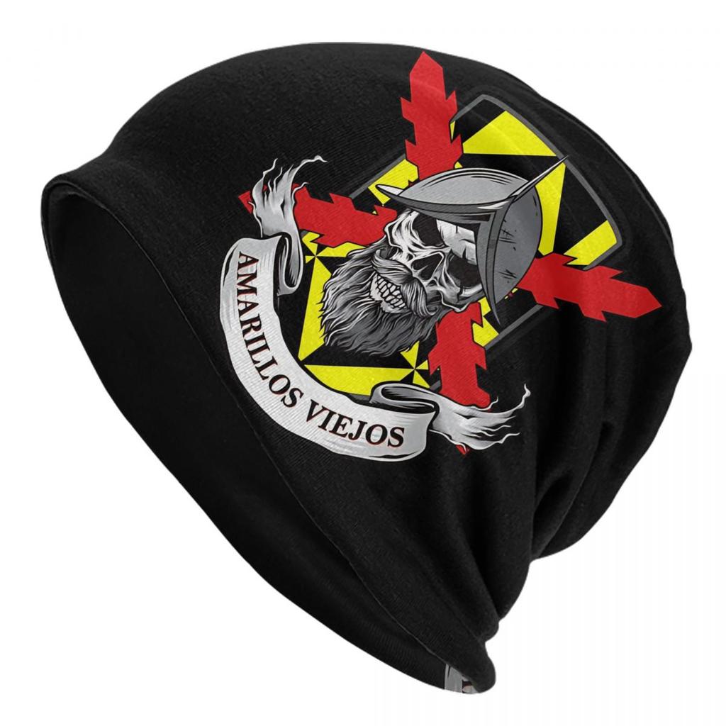 Spanish Burgundy Cross Bonnet Hats Autumn Winter Outdoor Skullies Beanies Hat Unisex Spring Thermal Elastic Cap