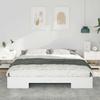 Bed Frame White 200 x 200 cm