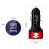 Car Charger 2 USB Ports Fast Charging Digital Display Car Accessories for Suzuki DZire IGNIS Grand Swift Jimny Vitara Baleno SX4 GW250 Splash Swace