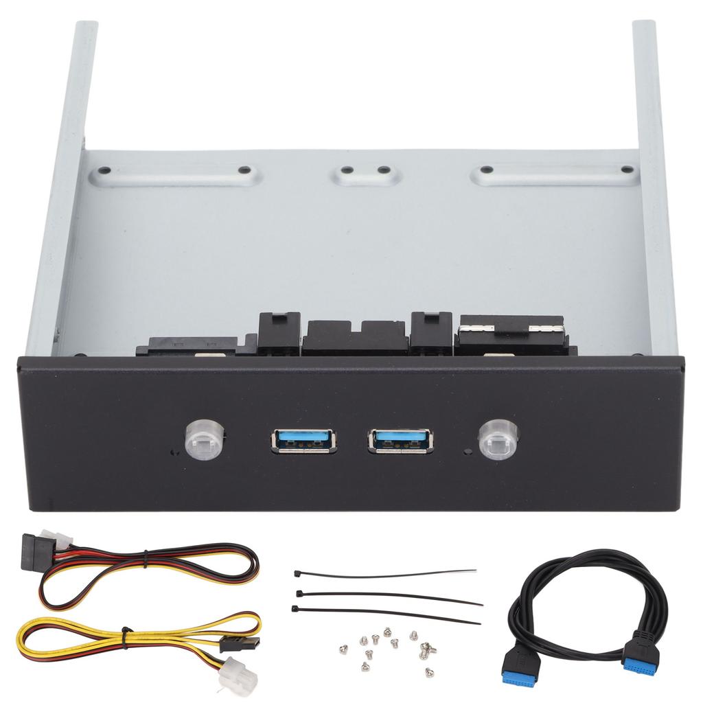 USB Front Panel Adapter 2 Ports USB3.0 Stable Reliable Independent Switch Convenient Practical