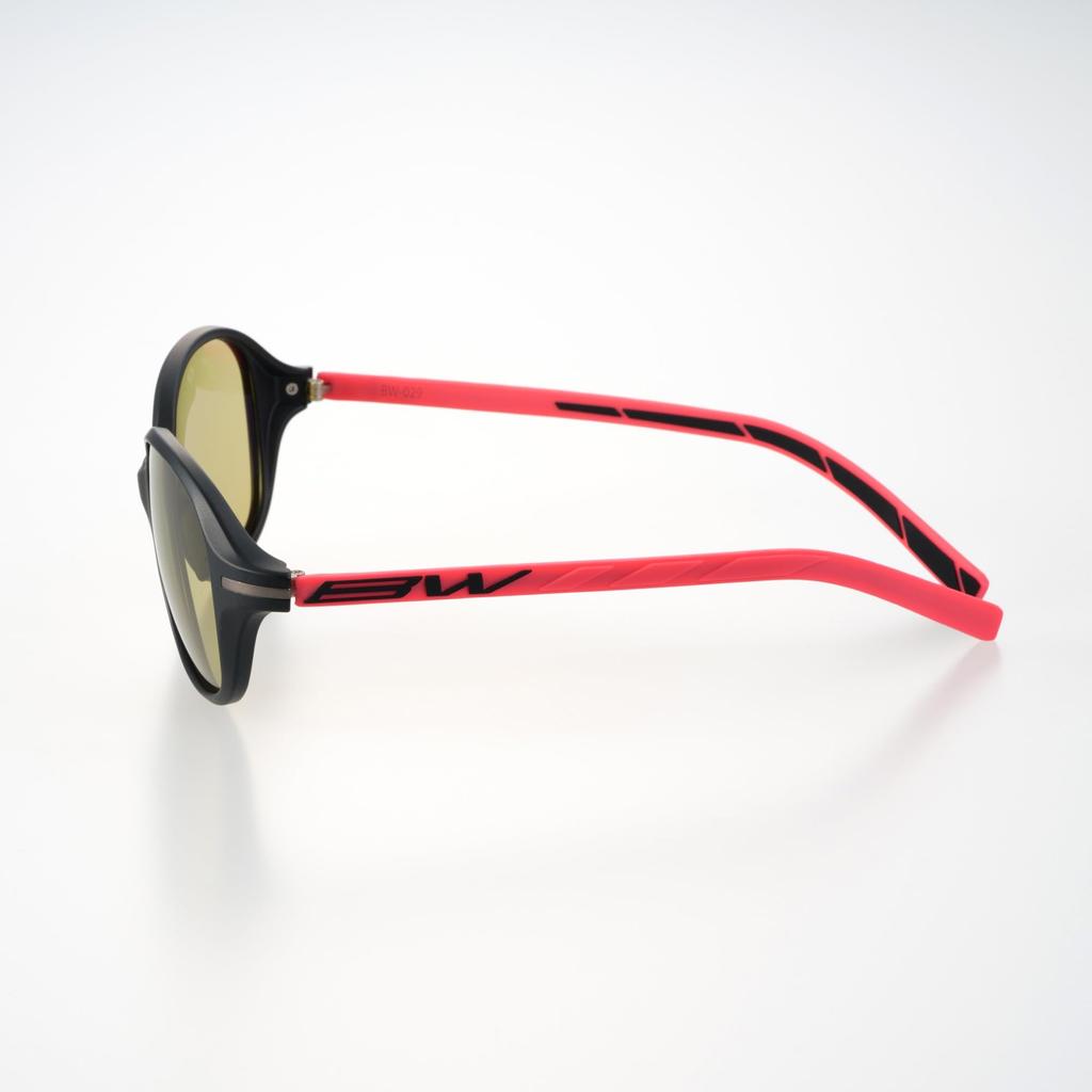 Bunny Walk Golf Sunglasses Matte GREEN FOCUS [BUNNY WALK] BW-029 BW-0291G Black/Red