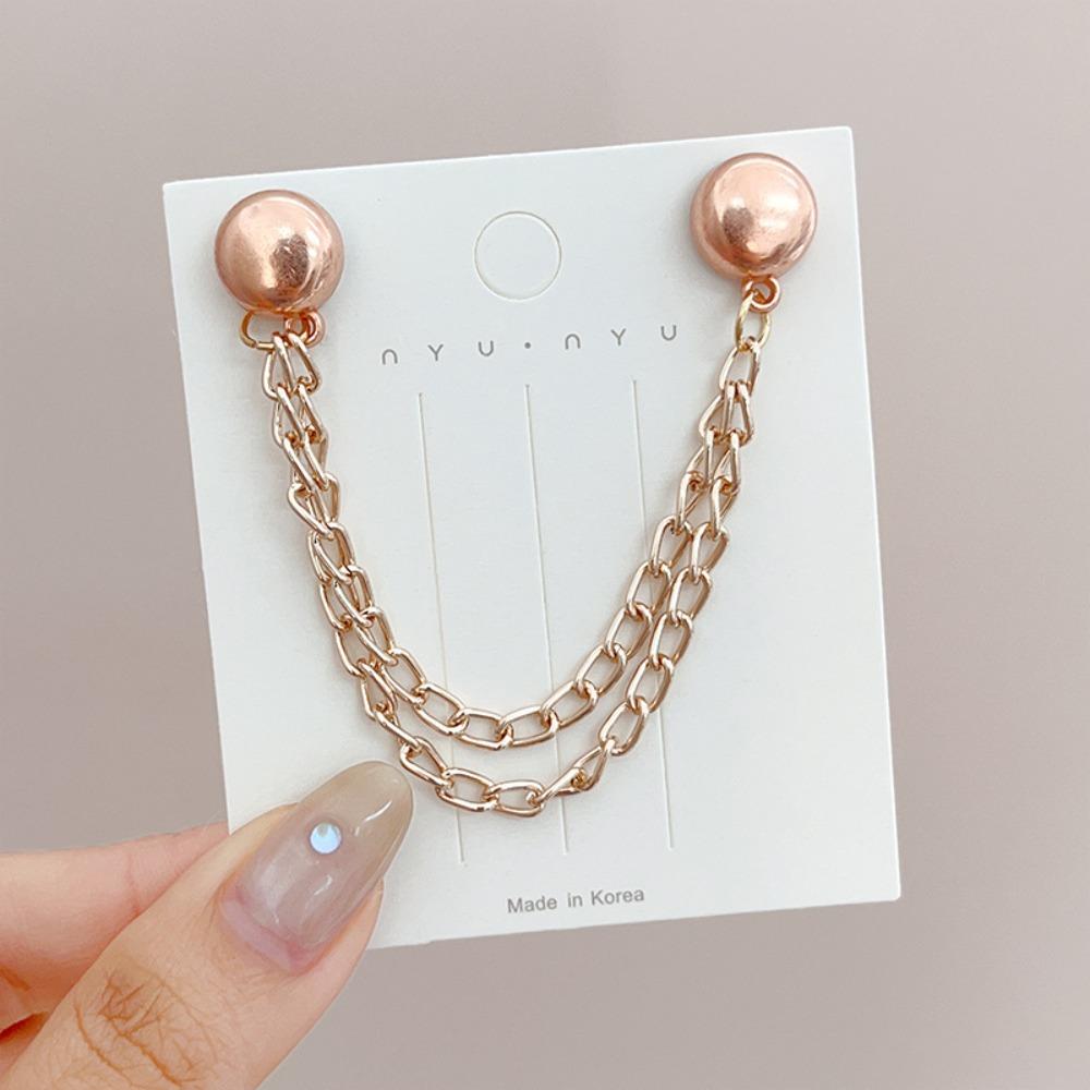 Zinc Zinc Alloy Magnetic Fixed Button Multi-Function Shorten Trouser Clip  Clothing Accessories