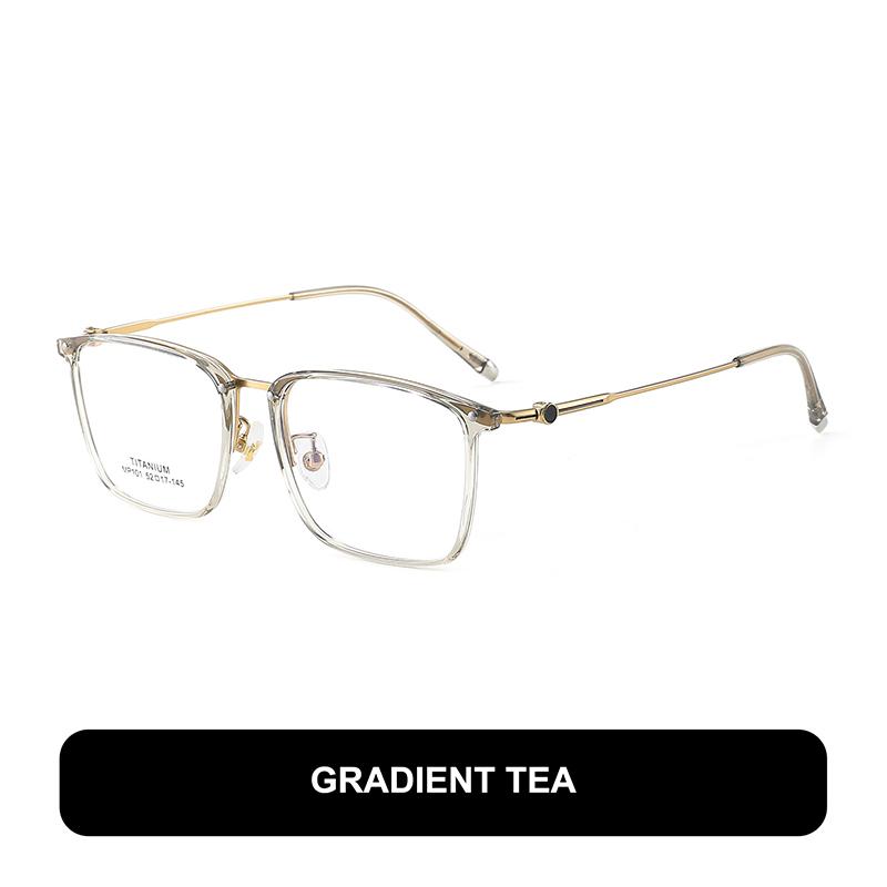 

UltraLight Trendy Titanium Eyebrow Glasses Frame Retro Literary Eyeglasses Luxury Business Leisure Style High Quality Spectacles