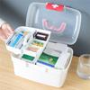 Good-New Large Capacity Pills Storage Box Multi Layer Portable Jewelry Organizer Plastic Medicine Box Household