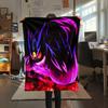 Gengar  Print Flannel Blanket, High Quality Comfortable for All Seasons, Home Decor, Warmth and Comfort