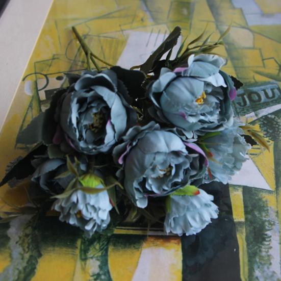 1Pc Artificial Flower Lifelike Multipurpose Silk Cloth Beautiful Decoration Floral for Wedding