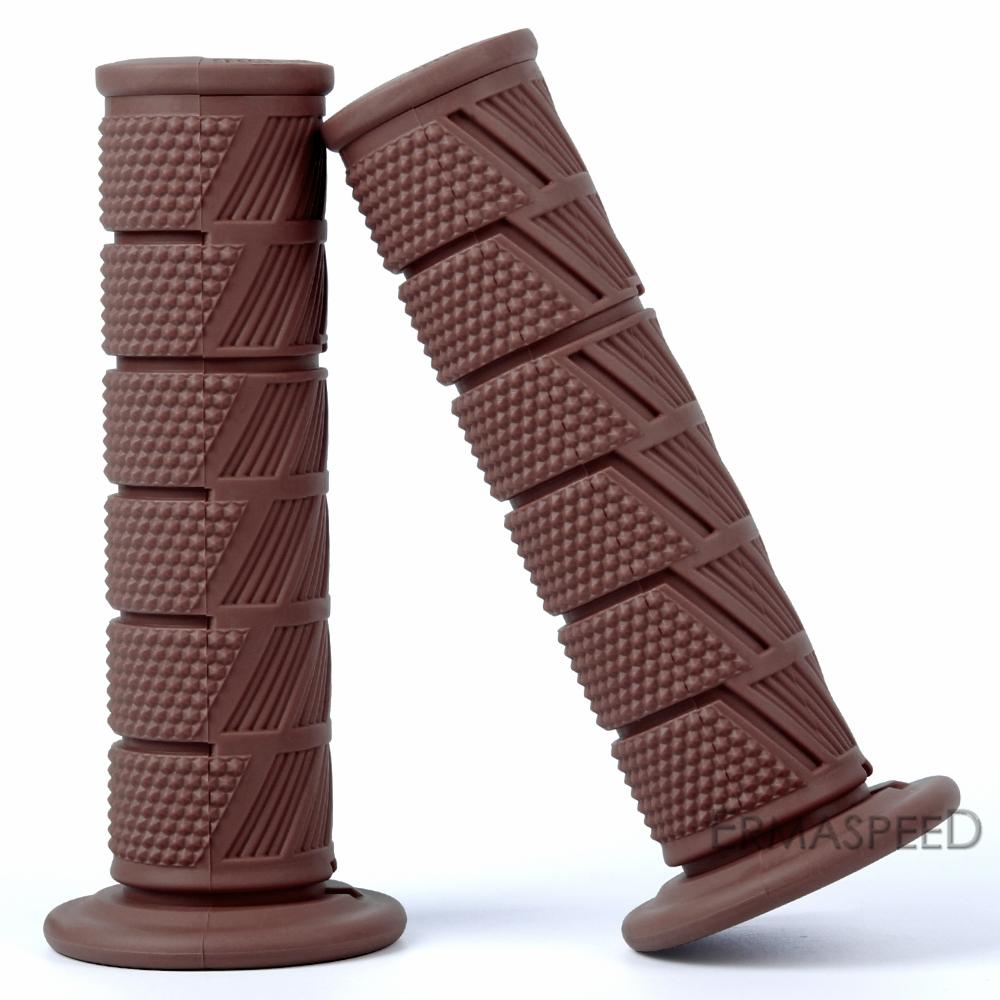 Univerzální rukojeť motocyklu 7/8" 22 mm Protiskluzová pryžová rukojeť plynu pro motocykly, motokros, terénní elektrokola