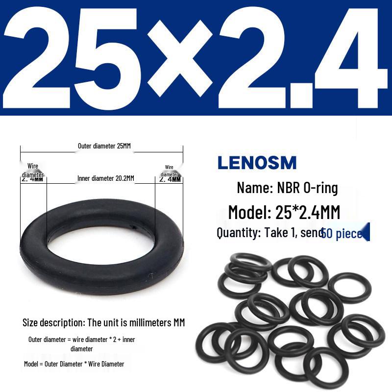 High-Pressure NBR Nitrile Rubber O-Ring Seal - Wear & Oil Resistant