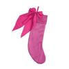Christmas Stockings Bows Christmas Hanging Socks for Christmas Decorations J0MC