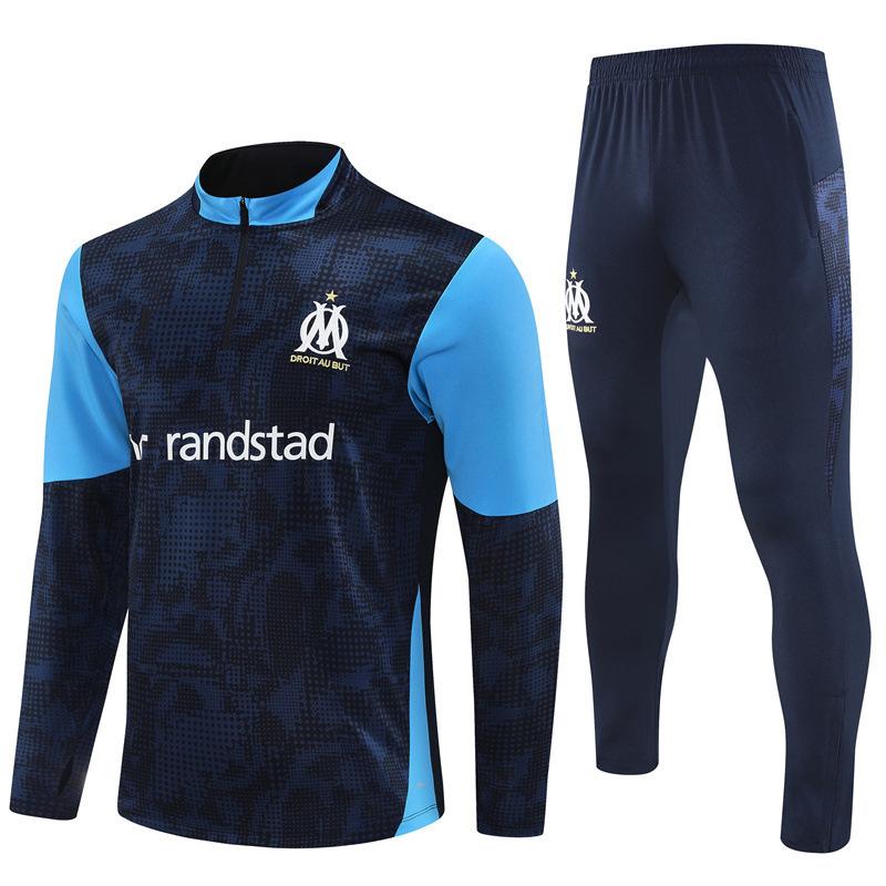 Halbzip Bestickter Fußball Trainingsanzug Set Arsenal Barcelona Real Madrid Camouflage Fußballanzug