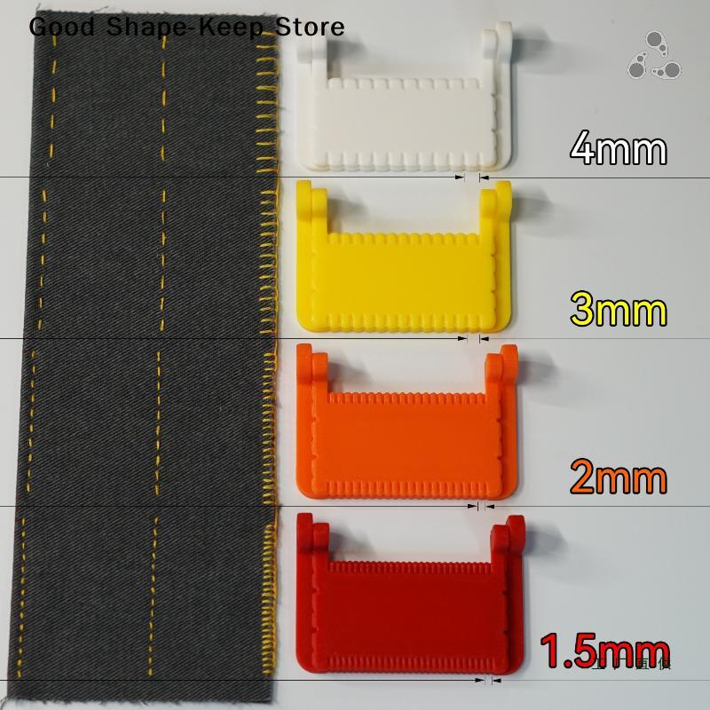 1.5/2/3/4Mm Spacing Precision Sewing Tool For Sewing Guide Template Kit For Consistent Stitches Fabric Embroidery & Leathercraft