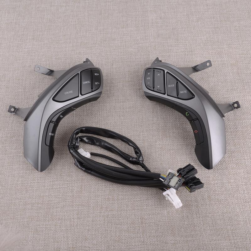 1 Pair Car Auto Steering Wheel Cruise Audio Control Switch 96700-3X800 Fit for Hyundai Elantra 2016 2015 2014 2013 2012 2011