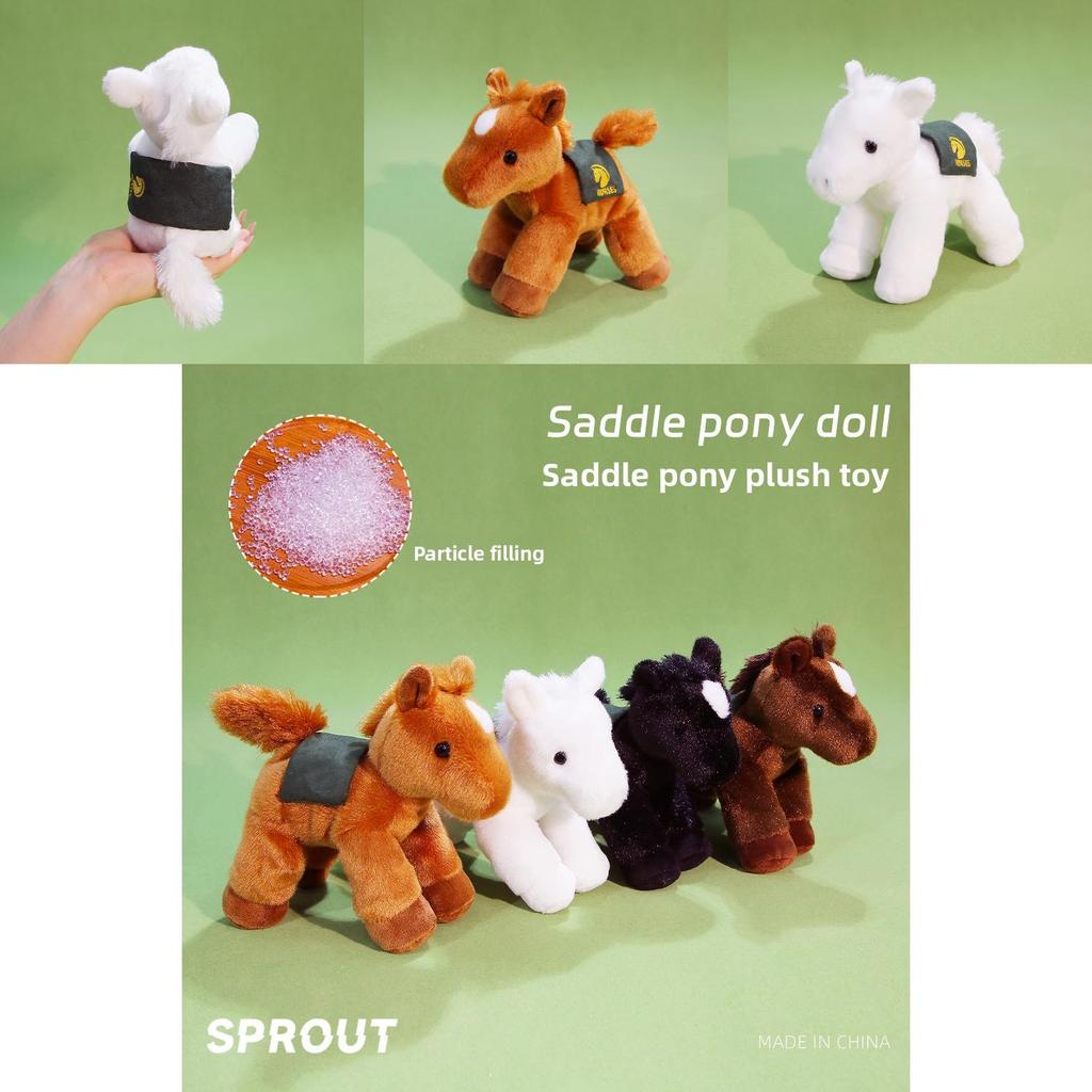 Plush Pony Toy With Soft Polyester Filling Perfect For Kid Birthday Gifts