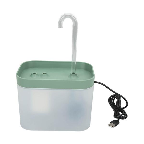 

1,5 л фонтан для кошек и собак с автоматической циркуляцией потока питьевой фонтан для домашних животных с локтевой насадкой