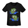Pepe The Frog Peepo Emote TShirt Women Short Sleeve T Shirts Crew Neck Streetwear Cotton Summer Tees Streetwear