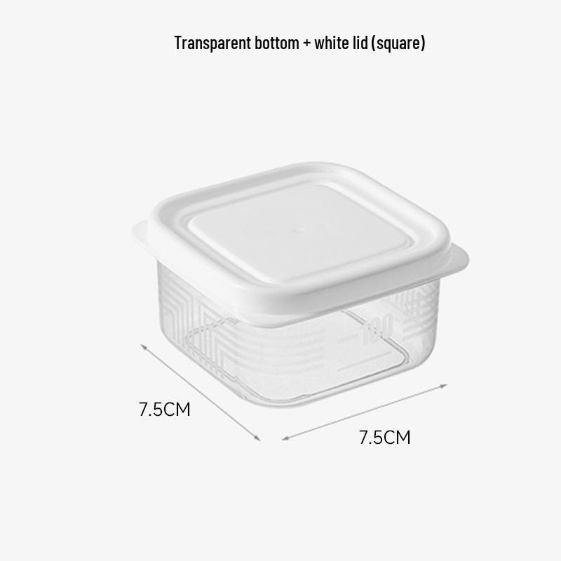 Large Transparent Rectangular Food Storage Container with Lid - Stackable, Food Grade, for Refrigerator & Freezer