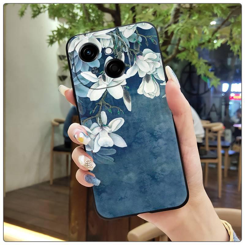 Luxury Soft Phone Case for Tecno POP9 4G/Spark GO 1/KL4 - Full Edge & Stylish Design for Women