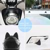 2PCS Motorcycle Headlight Helmet Decoration Cat Ear Motorcycle Helmet Cute Car Decoration Sticker Motorcycle