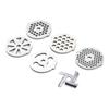 Kitchen Meat Grinder Tool Home 6pcs Mixer Kit Accessories Stainless Steel
