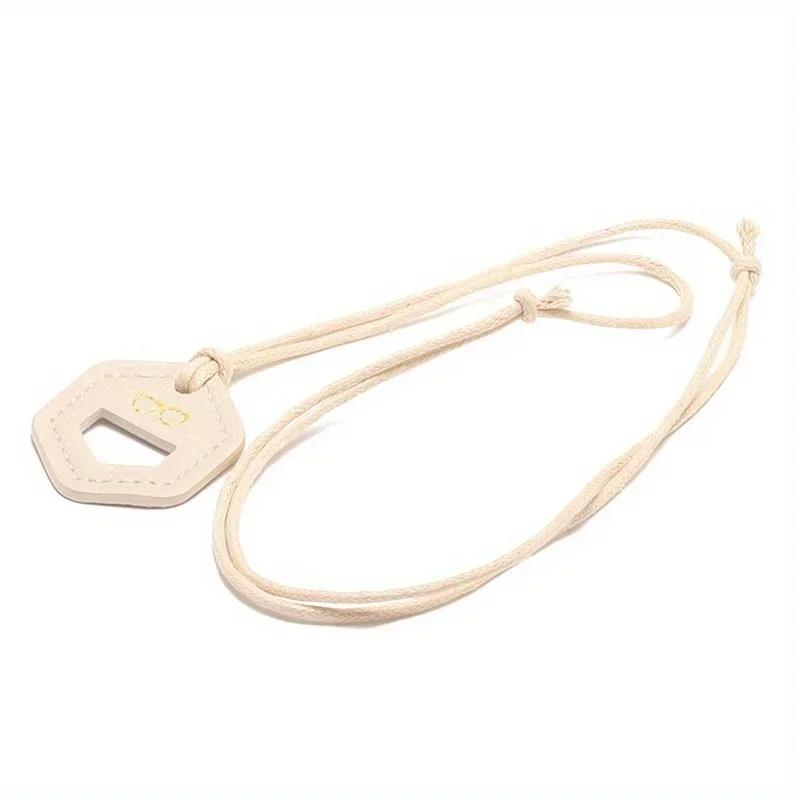 Stylish Durable Hanging Glasses Holder Fresh Sweet PU Leather Sunglasses Rope Portable Eyewear Accessory for Outdoor