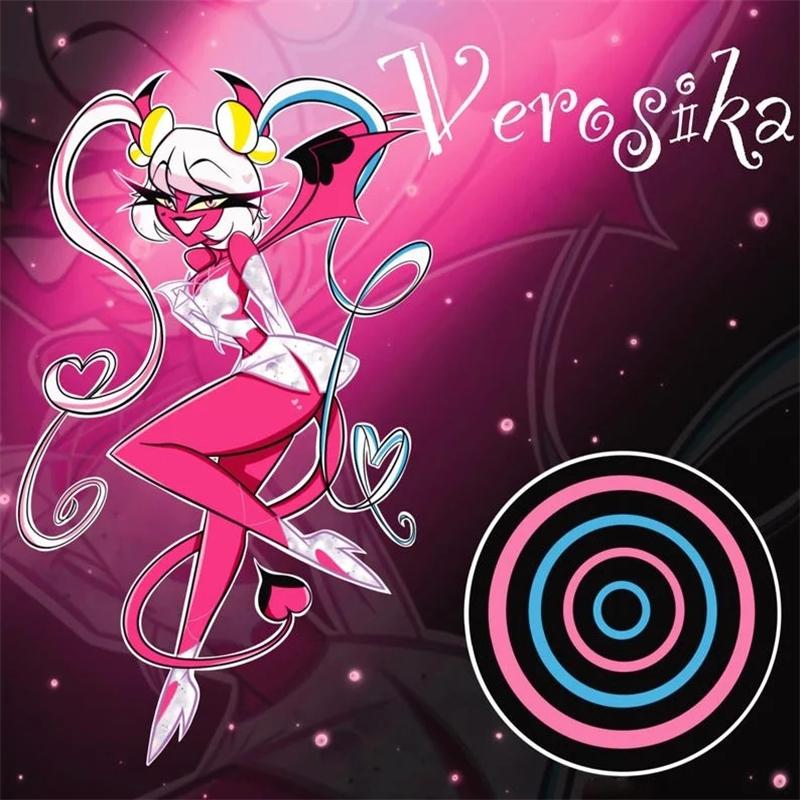 Hazbin Hotel Angel Dust Vaggie Husk Vox Adam Valentino Alastor Custom Acrylic Stand Desktop Ornament Festival Gift