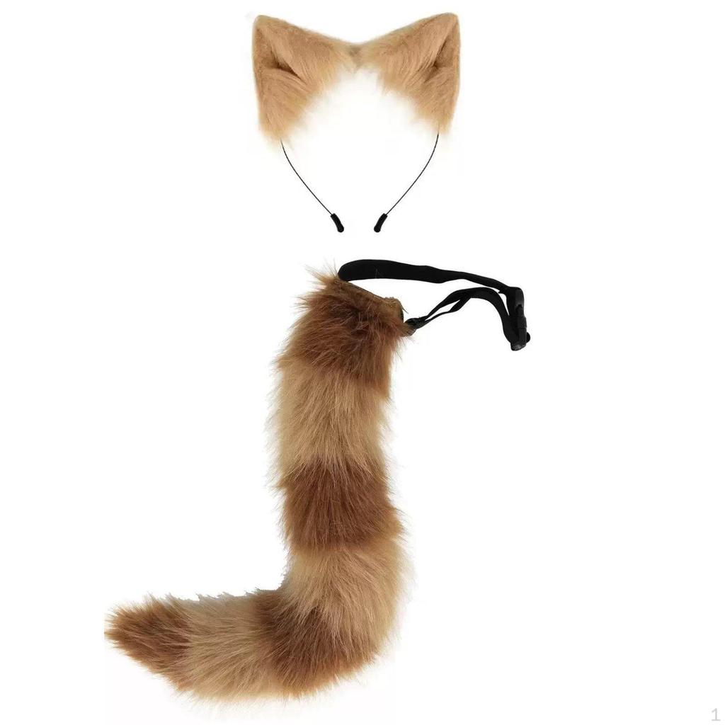 and Tail Set Animal Cosplay Costume for Birthday Stage Performance