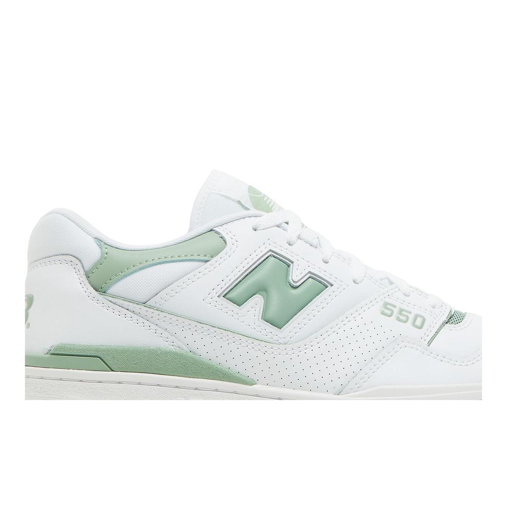 New Balance 550 'White Mint Green' (Unisex) White / Mint Green Vintage Basketball Shoes BB550FS1