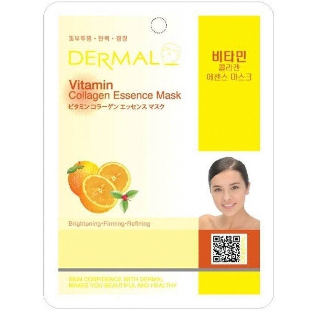 

Dermal Sheet Mask Vitamin 10 Piece Cosmetics [DERMAL] Набор/Увлажняющий/Маска для лица/Маска для лица/Набор масок/Корейский [Доставка почтой]