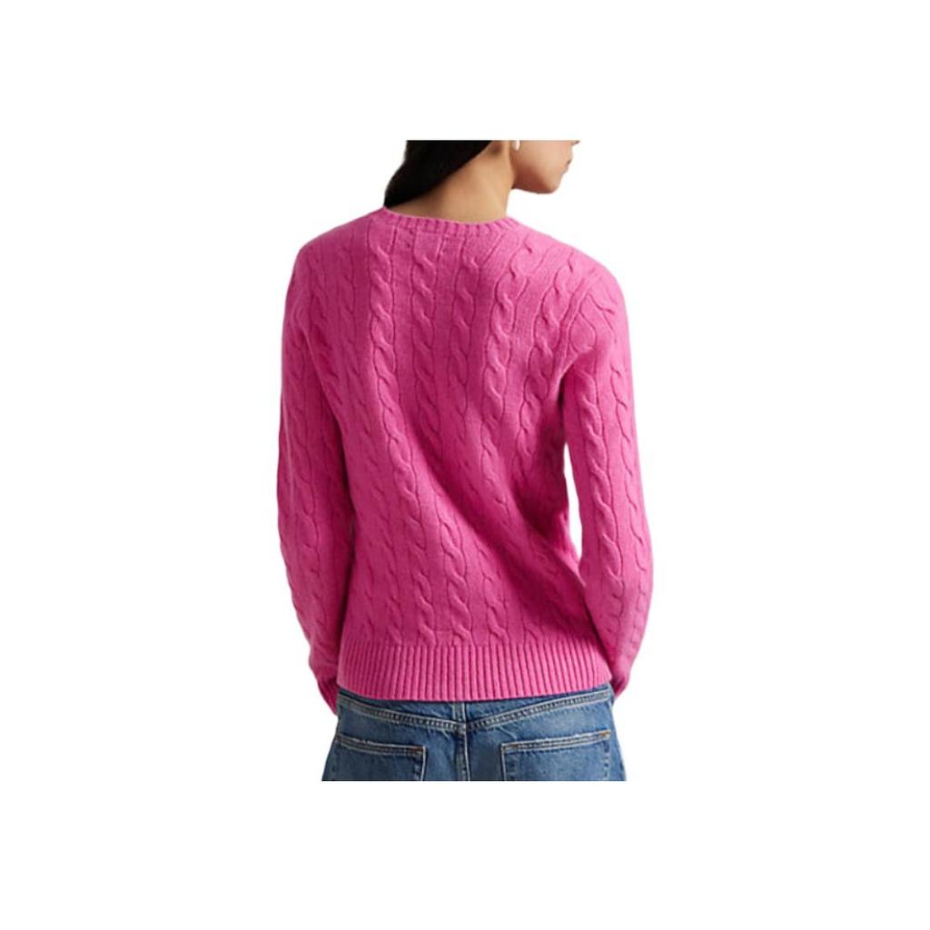 Polo Ralph Lauren Solid Color Crew Neck Long Sleeve Sweater Women Sweater WMPOSWENC021307650