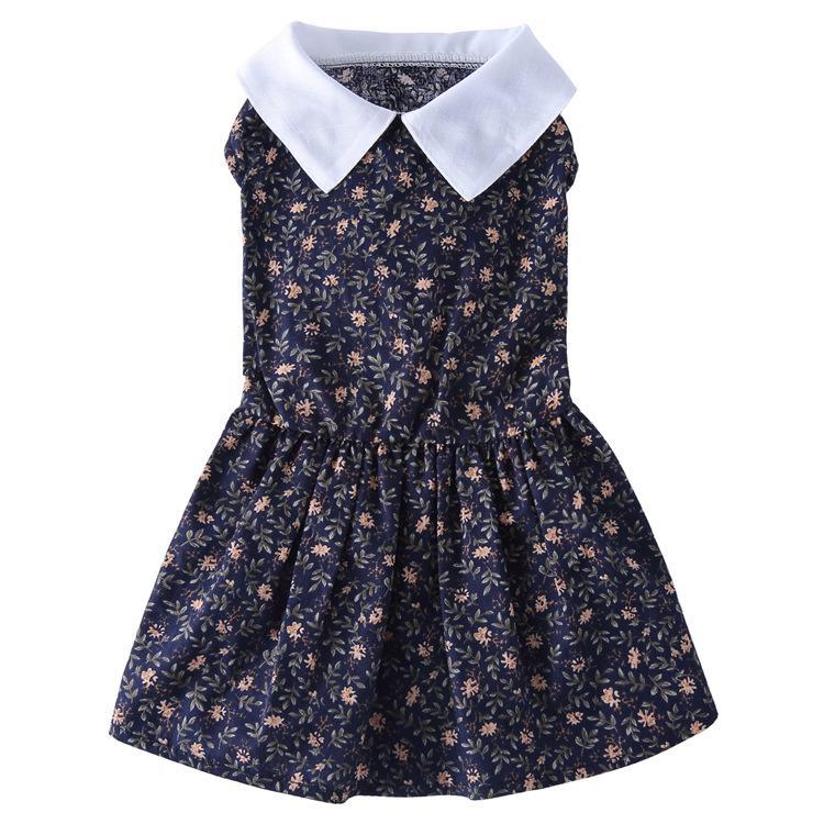 Summer Floral Mesh Dog Dress - Sunflower Skirt for Pets