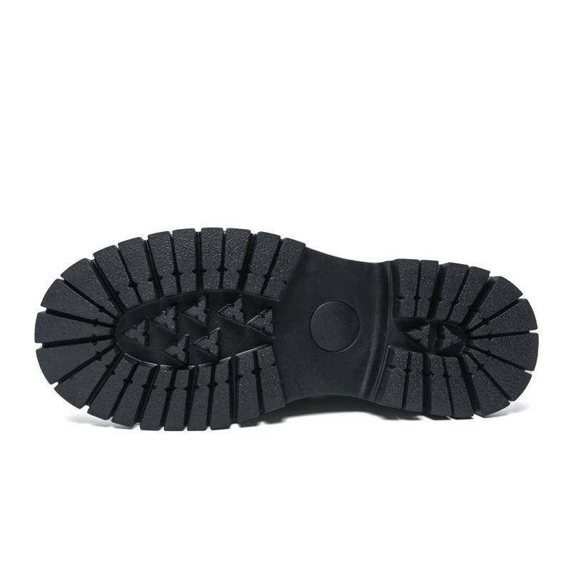 High-end Luxury Leather Shoes for Men British Height-increasing Thick-soled Trendy Shiny Surface Casual Loafers  E Foot