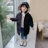 Kuhvvse Down for Girls and Solid Size 90 Kids' Jacket, Padded, Boys, Warm, Cold-Proof, Windproof, Winter, Hooded, Color, 90-150 (Size Black)