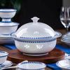 Jingdezhen Blue & White Porcelain Dinnerware Set
