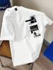 New Summer 2026 Collection Stylish Printed Patternwoman And Mens Crew Neck Short Sleeve Tshirt Suitable For Daily Casual