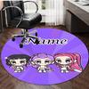 Personalized K-KPop Demon Hunters Round Chair Office Rug - Perfect for Mat, Office Chair & More - Ideal Gift for Birthdays and Holidays