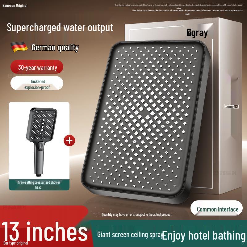Túltöltött Nagy Egyfejes Zuhanyfej