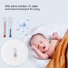 ZigBee Temperature Humidity Sensor with Alarm Function APP Control Indoor Temperature Humidity Monitor Smart