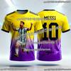 Fashion MESSI Men Football T-shirt 2026 Summer Fan Edition Commemorative Jersey Casual Sportswear Top Superstar Print