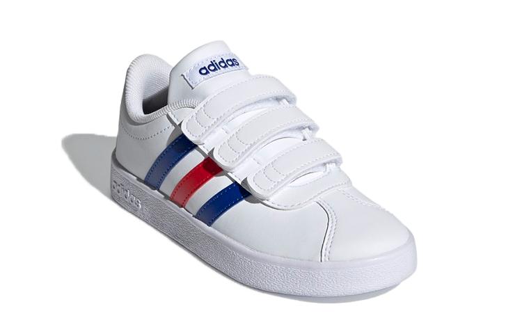 Adidas VL Court 2.0 J 'White Royal Blue Vivid Red' FY9273