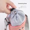 Handbag Mesh Shoulder Bag Korean Style Water Bottle Drawstring Bag Mesh Crossbody Bag  Summer