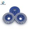 Granite Stone Concrete Floor 100*22.23mm 4in*7/8in Turbo Diamond Abrasive Disc Cup Grinding Wheel Medium Hardness