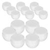 FRCOLOR 20g Cream Bottles, Set of 15, Plastic Cream Jars, Cosmetic Cases, Refillable Containers, Light-Proof Bottles for Hand Cream, Aromatherapy Crea