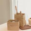 Sac Cadeau & Rangement en Papier Kraft Biodégradable – Emballage Épais pour Aliments & à Emporter